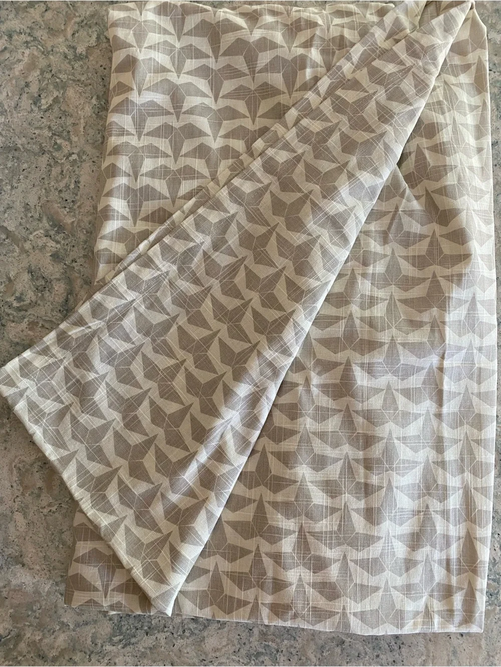 Nate Burkus Geo-Print Curtain Panel
